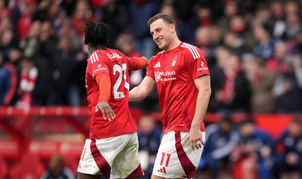 Вуд оформил хет-трик, Ноттингем Форест забил 7 голов и догнал Арсенал Форест, Ноттингем, Брайтон, Англии