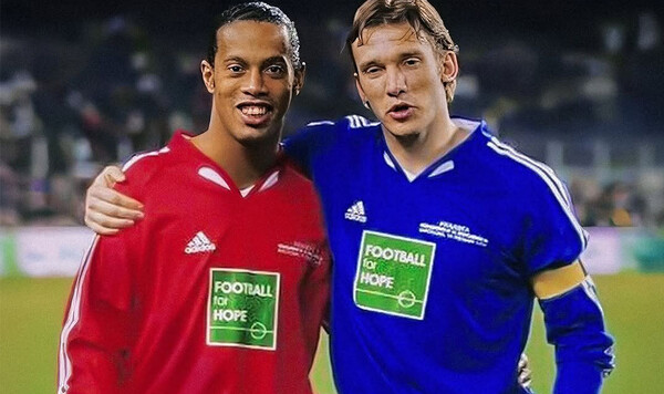 ФОТО. Роналдиньо обратился к Андрею Шевченко. Назвал братом Андрею, Шевченко, Время, Хахахаха, Этот