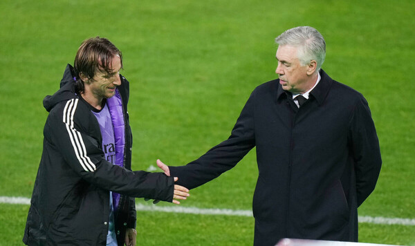 АНЧЕЛОТТИ: «Он является примером для молодых игроков. Я не удивлен» Модрич, Анчелотти, Карло, Лиге, Реала