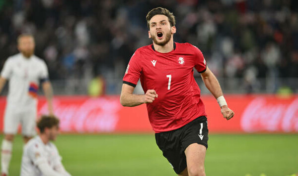 Грузия отгрузила Армении шесть голов в ответном матче плей-офф Лиги наций Армении, Кварацхелия, Севикян, Дивизионе, Хвича