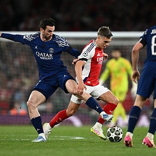 ПСЖ без Сафонова обыграл «Арсенал» в первом полуфинальном матче Лиги чемпионов Лиги, Сафонов, Арсенал, Париже