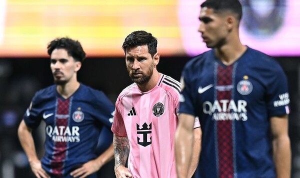 Над Месси издевались только тайм. ПСЖ не оставил шансов Интер Майами Авилес, Интер, Майами, Суарес, Хакими