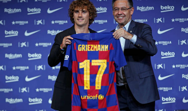 Ровно 6 лет назад Гризманн официально стал игроком Барсы за 120 млн евр Гризманн, Барсы, Антуан, Кубок