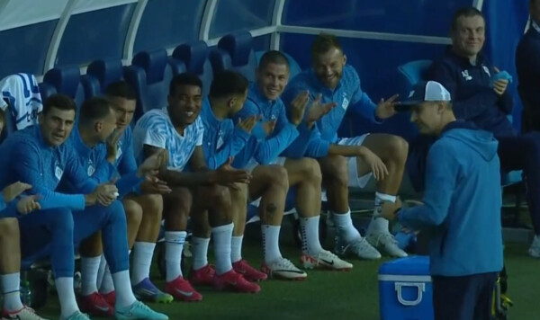 ФОТО. Смех Ярмоленко и ко. Реакция лавки Динамо на отмененный гол Биловара Динамо, Ярмоленко, Биловар, Андрей, Кристиан