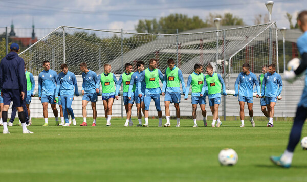 ФОТО. Динамо обновило клубную эмблему на стадионе имени Лобановского Динамо, Лобановского, Украины, Люблине, Европы