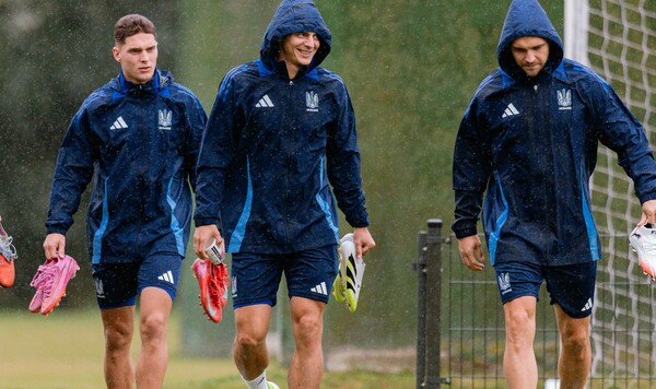 ФОТО. Дождевая Опаленица. Первая тренировка сборной: подготовка к Франции Франции, Опаленица, Азербайджана, Баку, Украины