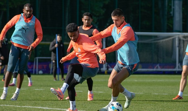 ФОТО. Поле и зал. Как Шахтер тренируется во Львове без сборников Шахтер, Львове, Украины