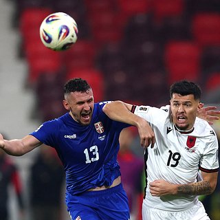 Футболист из Албании показал провокационный жест в матче с Сербией Албании, Израиля, Норвегией, Пусть