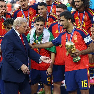 Трамп оценил прошедший в США чемпионат мира по футболу Трамп, Джанни, Инфантино, Испании, Феррана